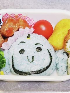 【キャラ弁】簡単!ツムツムジーニー-レシピのメイン写真