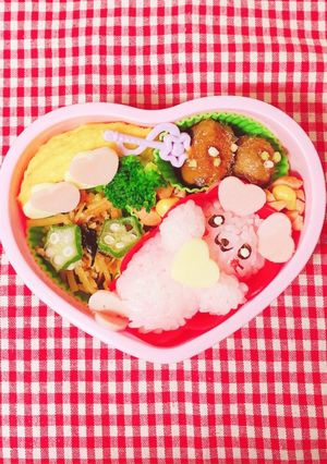 トロピカルージュキャラ弁デコ弁　くるるん-レシピのメイン写真
