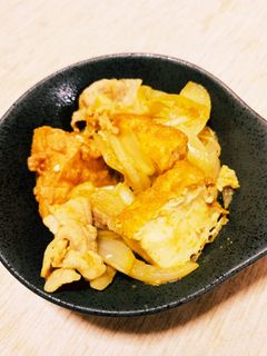豚こま 玉ねぎ 厚揚げカレー炒め-レシピのメイン写真