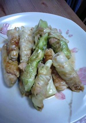 豚肉☆キャベツでくるくる巻き-レシピのメイン写真