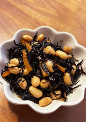 ホットクックでひじき大豆煮-レシピのメイン写真