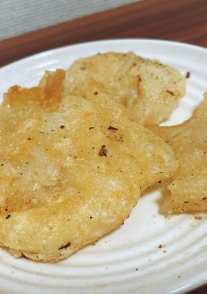 揚げ物の残った油で!揚げもち-レシピのメイン写真