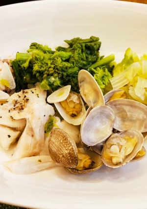 ☆春を味わう・鱈とアサリの酒蒸し☆-レシピのメイン写真