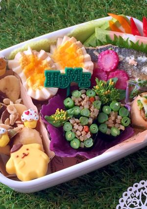 弥生11 味玉弁当-レシピのメイン写真