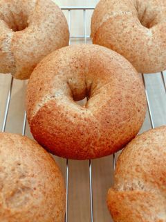 全粒粉ほぼ100%ベーグル-レシピのメイン写真