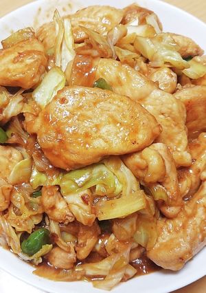 野菜と鶏むね肉濃厚ピリ辛炒め-レシピのメイン写真