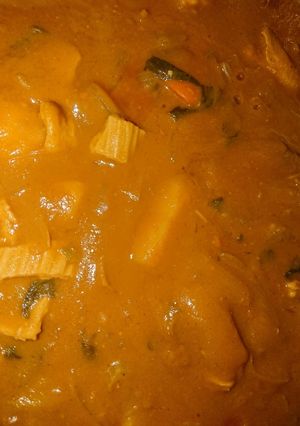 牛もつと小松菜の栄養たっぷりカレー-レシピのメイン写真