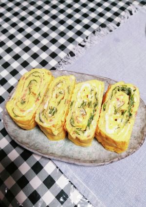 春菊の卵焼き-レシピのメイン写真