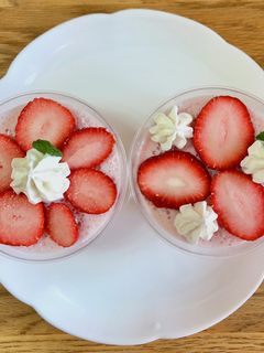 ミキサーだけ!簡単いちごムース-レシピのメイン写真