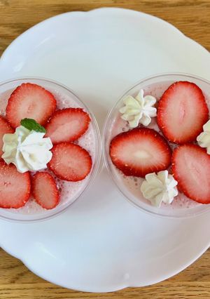 ミキサーだけ！簡単いちごムース-レシピのメイン写真