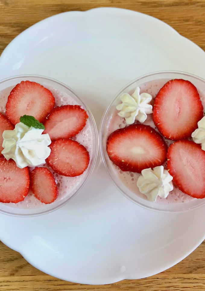 ミキサーだけ！簡単いちごムース-レシピのメイン写真