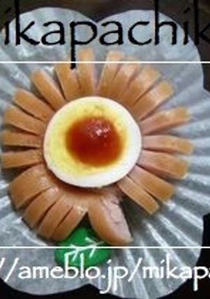 ☆キャラ弁♬ウインナーのひまわり☆-レシピのメイン写真