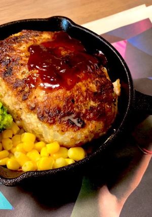 豚肉の切り落としで作る簡単ハンバーグ-レシピのメイン写真