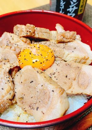 圧力鍋で作るチャーシュー＆チャーシュー丼-レシピのメイン写真
