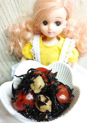 リカちゃん♡ひじきトマトひよこ豆サラダ*-レシピのメイン写真