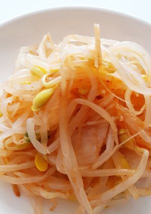 豆もやしチンして混ぜる簡単ナムルサラダ-レシピのメイン写真