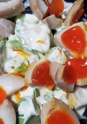 味玉＆アボカド♡わさびマヨ和え-レシピのメイン写真