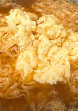 ふわとろ卵の黄金チキンラーメン、失敗なし-レシピのメイン写真