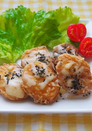 チキンナゲットのバジルチーズのせ-レシピのメイン写真