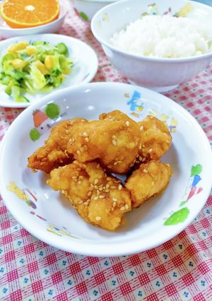 ささみのさっぱりごまがらめ♪-レシピのメイン写真