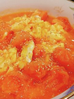 中華風トマたま炒め-レシピのメイン写真
