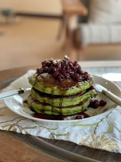 ♡お豆腐抹茶パンケーキ-レシピのメイン写真