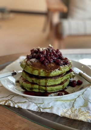 ♡お豆腐抹茶パンケーキ-レシピのメイン写真