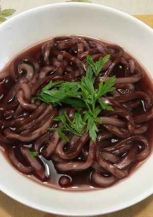 赤ワインうどん-レシピのメイン写真