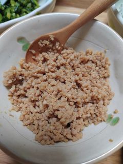 簡単エバラすき焼きのタレで鶏そぼろ♪-レシピのメイン写真