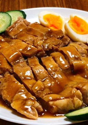 簡単！焼肉のたれでレンジで鶏チャーシュー-レシピのメイン写真