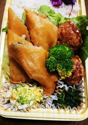 【夫婦弁当⑥】春巻どどーん-レシピのメイン写真