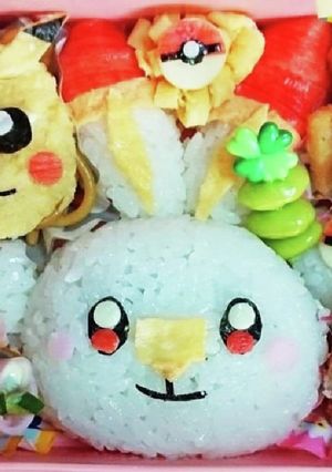 ピカチュウ＆ヒバニー＆ダグトリオキャラ弁-レシピのメイン写真