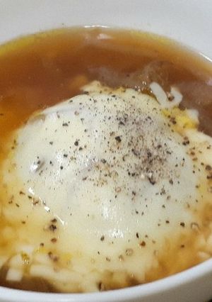 パン無しオニオングラタンスープ-レシピのメイン写真