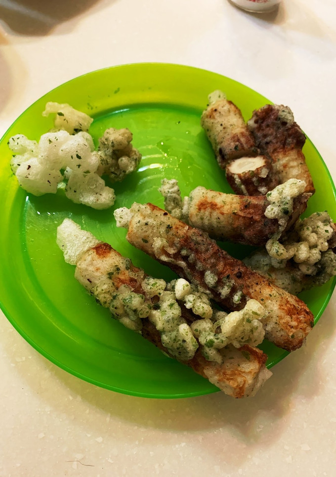 ちくわinお餅の磯辺揚げ　おかき付き-レシピのメイン写真