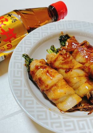 セリ豚肉ロール【豚丼のタレ】-レシピのメイン写真