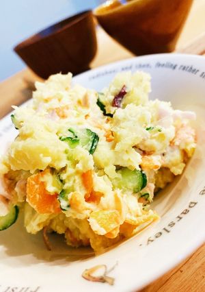 いもの甘さ感じる さつまいもポテトサラダ-レシピのメイン写真