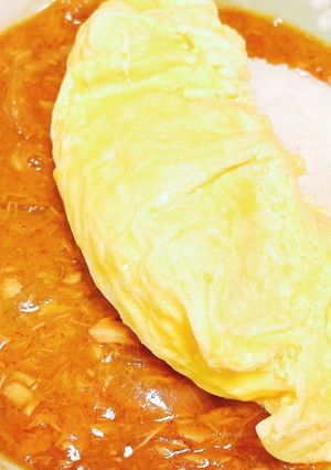 [防災レシピ]ツナ缶オムカレー-レシピのメイン写真