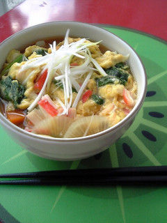 サッポロ一番かに玉風みそラーメン♪-レシピのメイン写真