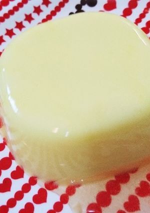 レモン乳飲料で作るプルプルレモンプリン-レシピのメイン写真