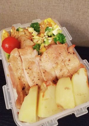 お弁当(3/12)クレイジーソルト焼き-レシピのメイン写真