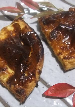 超簡単！！卵パンでバスク風チーズケーキ！-レシピのメイン写真