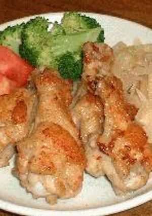 鳥の簡単焼き(付け合せ)-レシピのメイン写真