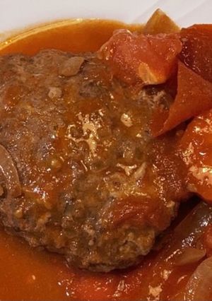 簡単だけど豪華☆ 煮込みハンバーグ-レシピのメイン写真