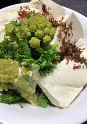 春野菜と豆腐のちりめん山椒サラダ-レシピのメイン写真