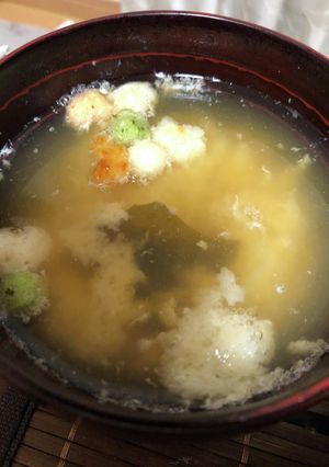 ひなあられでお吸い物-レシピのメイン写真
