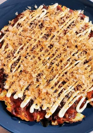 【グルテンフリー】米粉のお好み焼き-レシピのメイン写真