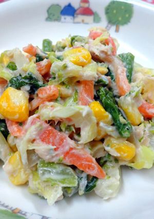 【保育園給食】菜の花サラダ-レシピのメイン写真