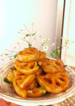 シャキシャキ甘酢蓮根-レシピのメイン写真