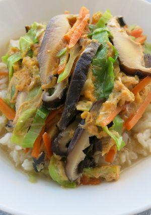 乾しいたけと野菜のクッパ-レシピのメイン写真