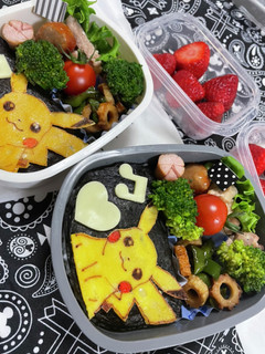 ピカチュウ キャラ弁 (メモ)-レシピのメイン写真